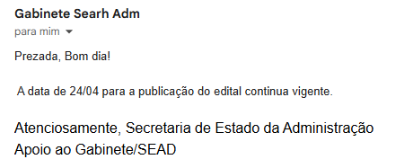 Edital do concurso IDEMA RN amanhã