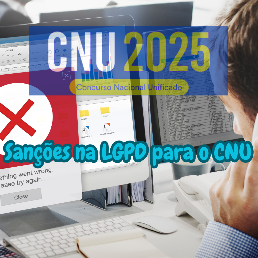Sanções na LGPD para o CNU