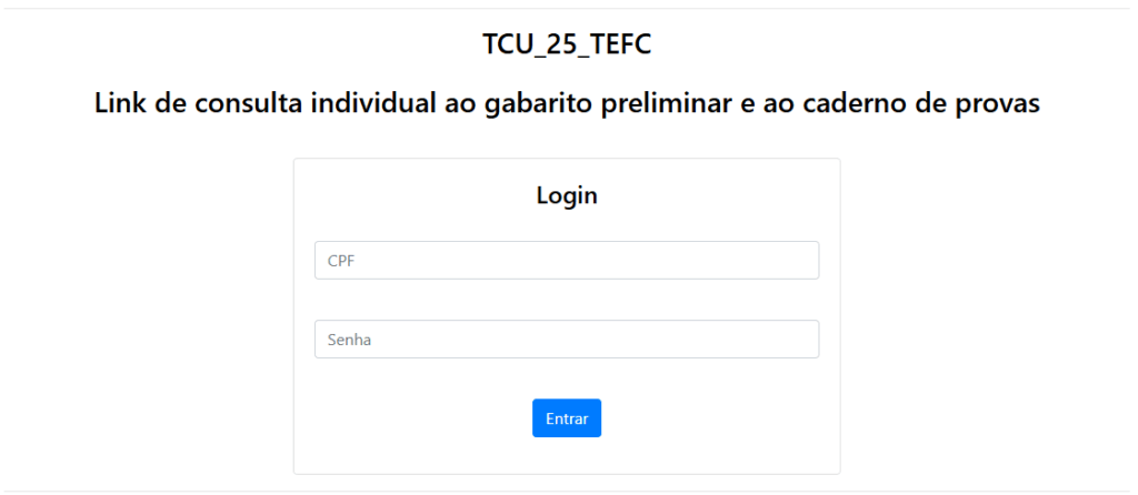 Concurso TCU 2025: gabaritos preliminares são divulgados!
