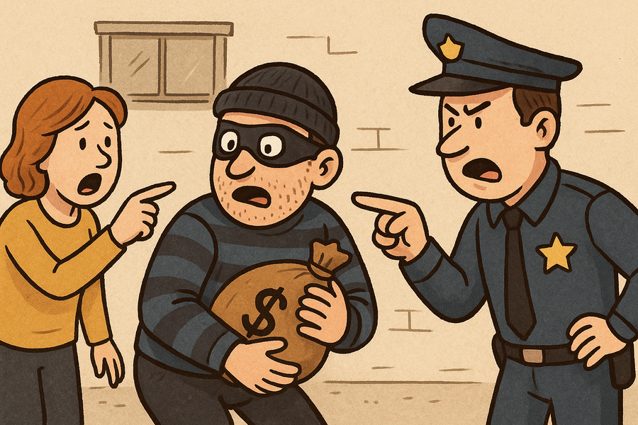 espécies de flagrante