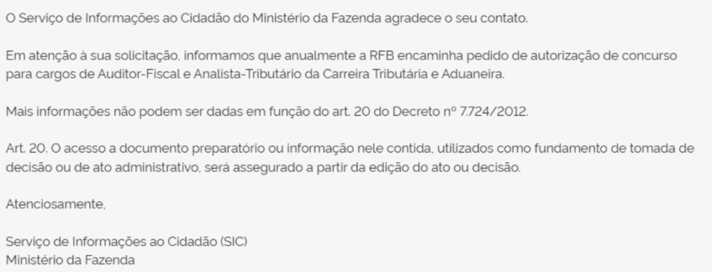 Novo concurso da Receita Federal é solicitado anualmente