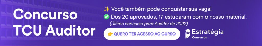 Informativo sobre o curso preparatório do Estratégia Concursos para Auditor Federal de Controle Externo do Concurso TCU, com destaque para a aprovação.