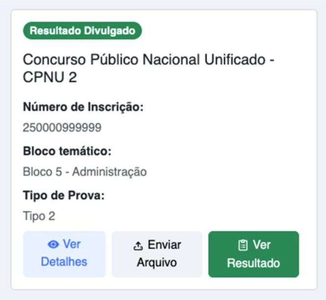 Passo a passo para consultar, individualmente, o resultado definitivo da prova objetiva do CNU 2025