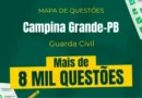 Guarda Municipal Campina Grande PB Mapa de Questões