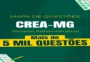 CREA-MG Técnico Administrativo Mapa de Questões