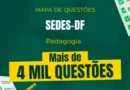 SEDES-DF Pedagogia Mapa de Questões