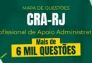 CRA-RJ: Mapa de Questões Profissional de Apoio Administrativo