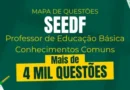 SEEDF Professor Conhecimentos Comuns Mapa de Questões