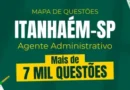 Agente Administrativo Câmara de Itanhaém-SP – Mapa de Questões Online – 7 Mil Questões